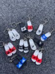 Branded Slides Keychains  (Pack of 4)
